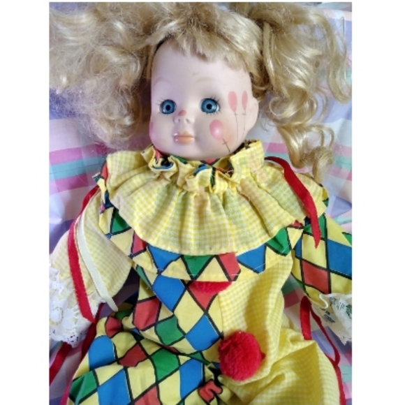 Vintage Circus Ceramic Doll Home Accent - Picture 2 of 7